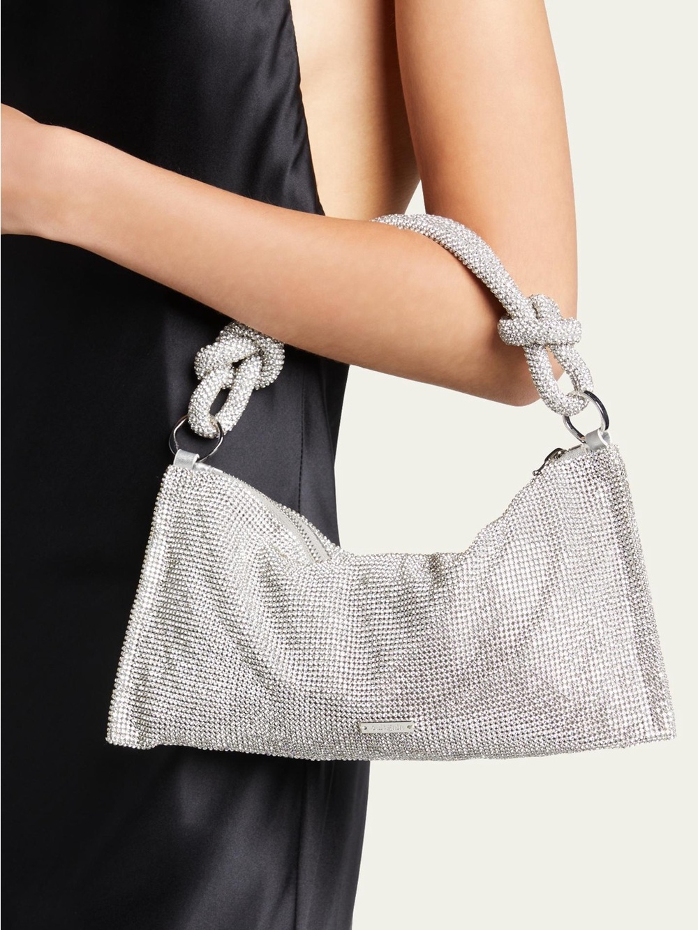 Cult Gaia HERA NANO RHINESTONE SHOULDER BAG